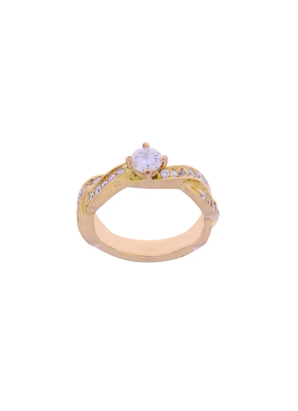 Damenring – Roségold mit Diamanten 1.00ct
