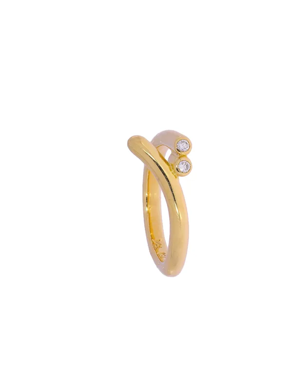 Damenring – Roségold mit Diamanten