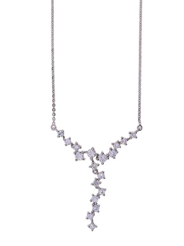 Halskette – CHRIST Weissgold mit Zirkonias