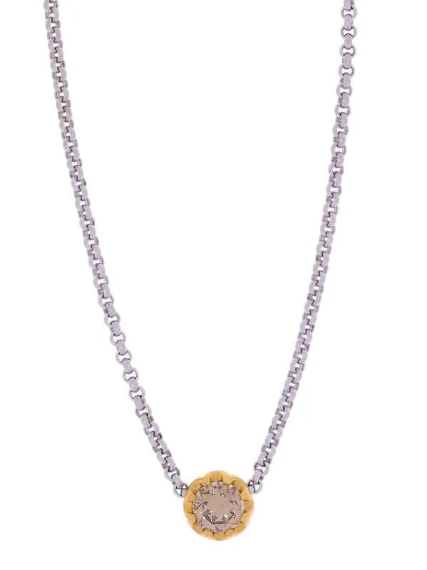 Collier – Bicolor mit Diamant