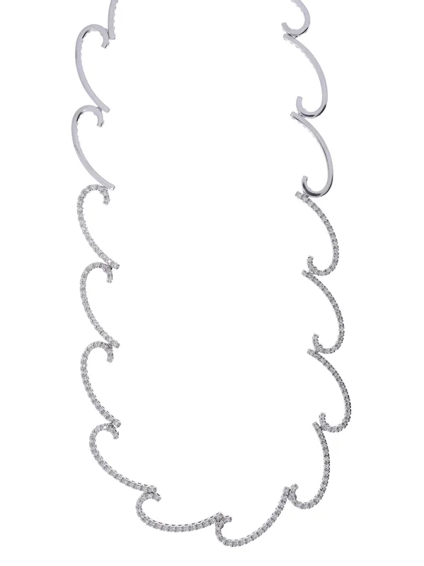 Collier – Weissgold mit Diamanten