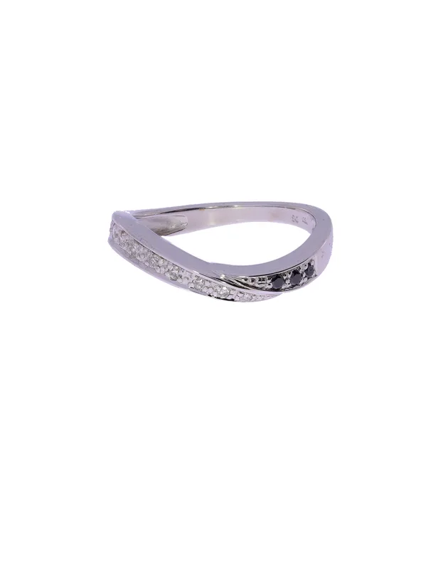 Damenring – DIAMONDGROUP Weissgold mit Diamanten