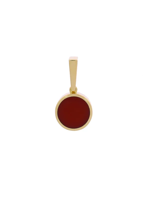 Anhänger – Gelbgold mit Karneol