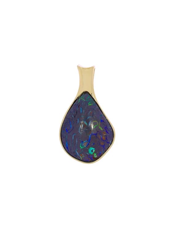 Anhänger – Gelbgold mit Opal