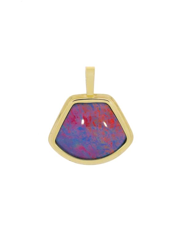 Anhänger – Gelbgold mit Opal