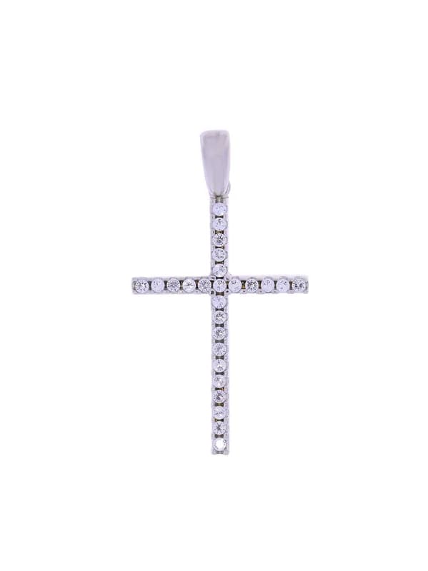 Anhänger – Weissgold mit Diamanten