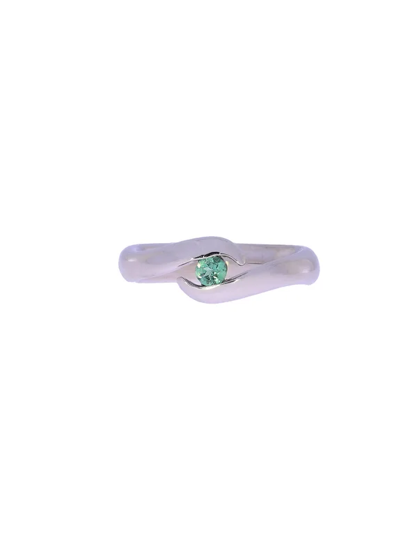 Damenring – Palladium mit Chrysoberyll
