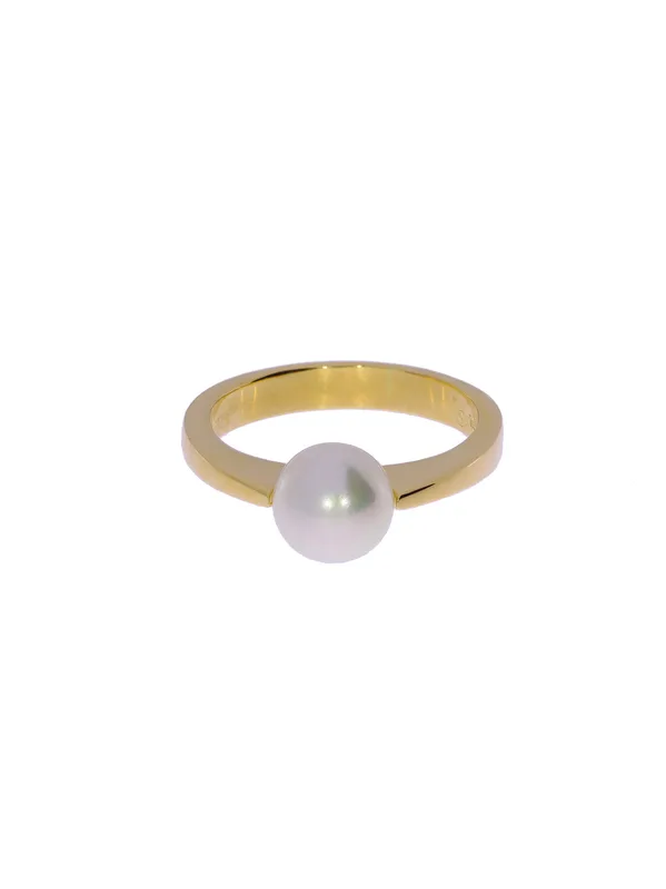 Ladies’ ring – KURZ yellow gold with pearl