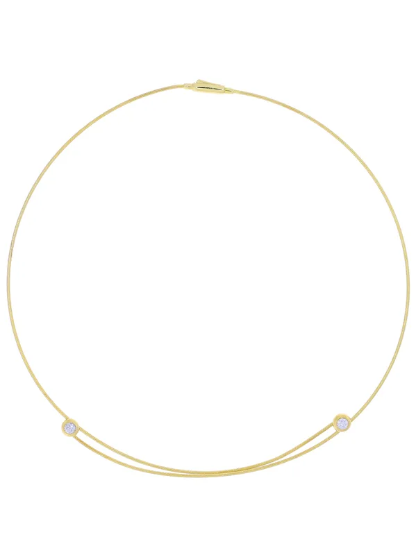 Collier – Gelbgold mit Diamanten