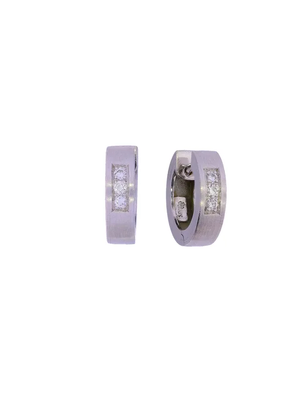 Creolen – HAPPINESS Weissgold mit Diamanten