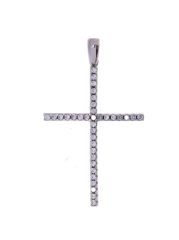 Anhänger – Weissgold mit Diamanten