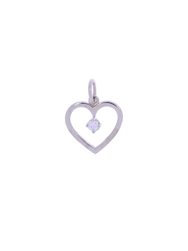 Anhänger – Weissgold mit Diamant