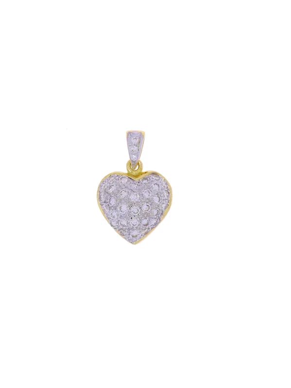 Anhänger – Gelbgold mit Diamanten