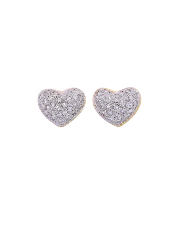 Ohrstecker – Bicolor mit Diamanten