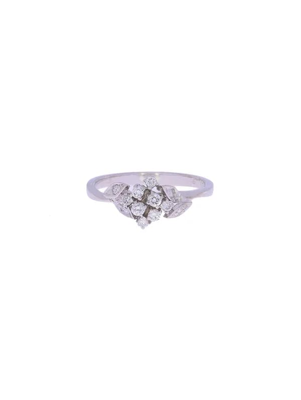 Damenring – SCHOEFFEL Weissgold mit Diamanten
