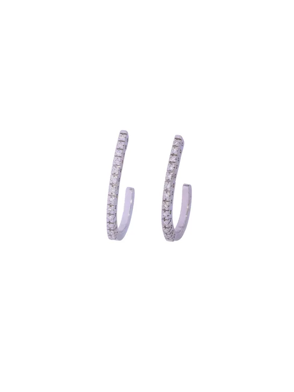 Ohrstecker – Weissgold mit Diamanten