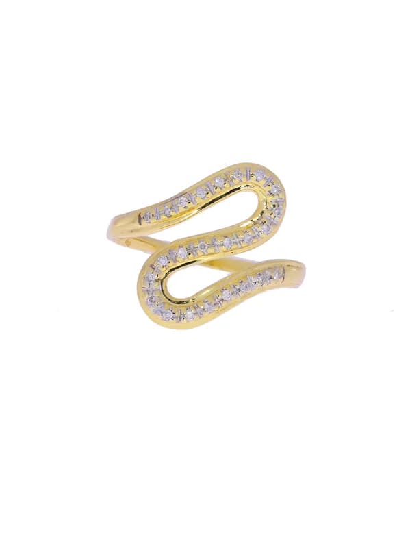 Damenring – CHRIST Gelbgold mit Diamanten