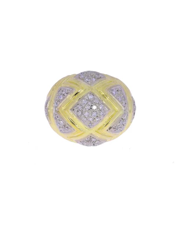 Damenring – BUCHERER Bicolor mit Diamanten