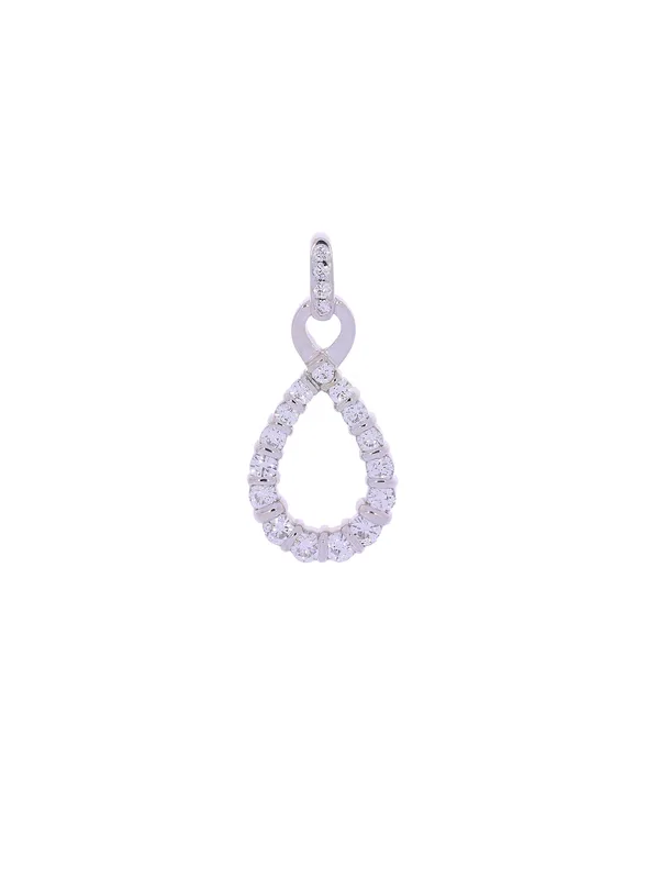 Anhänger – Weissgold mit Diamanten