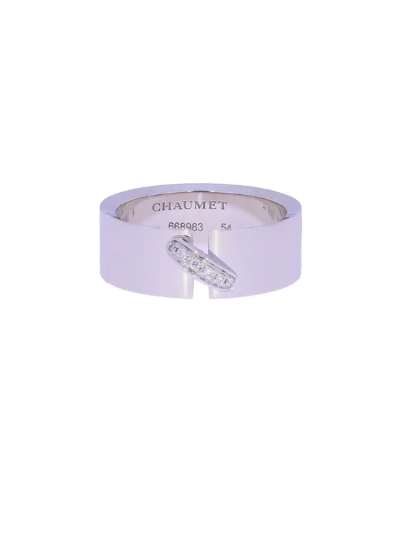 Damenring – CHAUMET Weissgold mit Diamanten