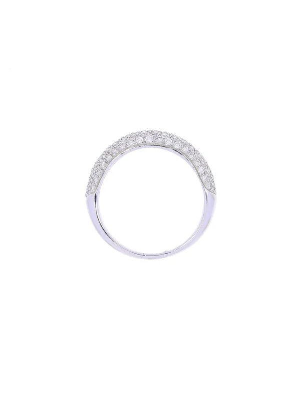 Damenring – Weissgold mit Diamanten