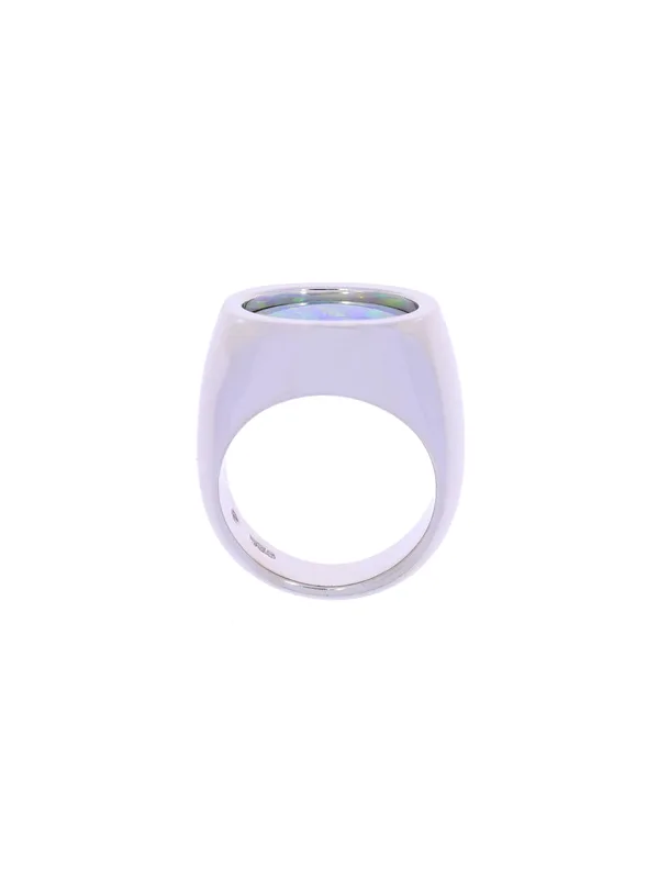 Damenring – Weissgold mit Opal