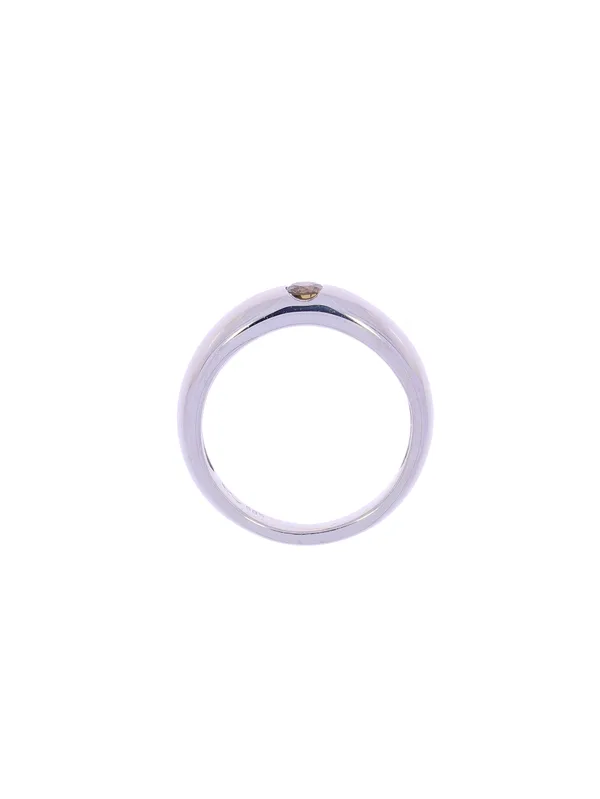 Damenring – Weissgold mit fancy Diamant