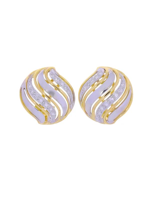 Ohrclips – BUCHERER Bicolor mit Diamanten