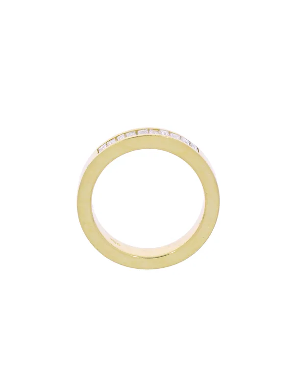 Damenring – Gelbgold mit Diamanten