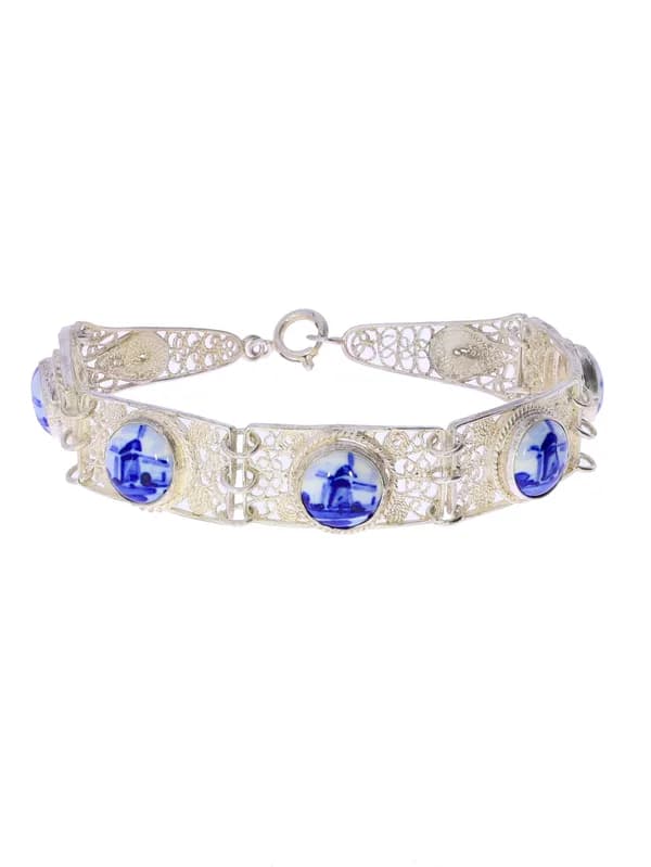 Bracelet – Silber und Keramik
