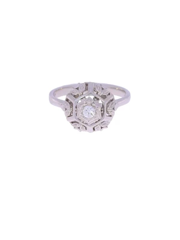 Damenring – Solitaire