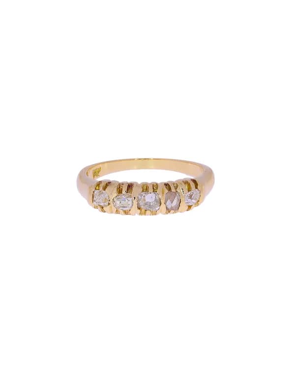 Damenring – Roségold mit Diamanten