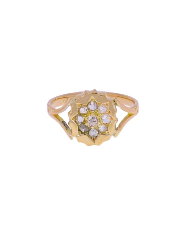 Damenring – Roségold mit Diamanten