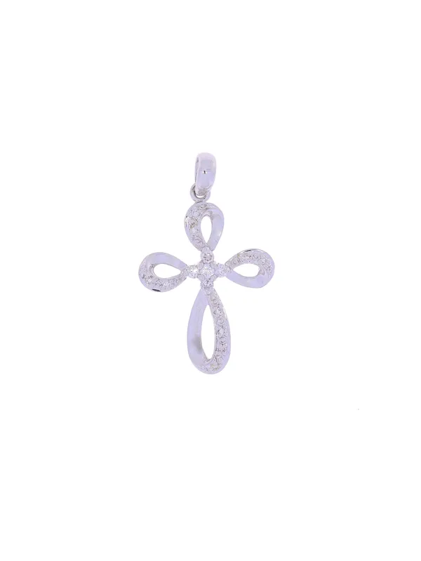 Anhänger – Weissgold mit Diamanten