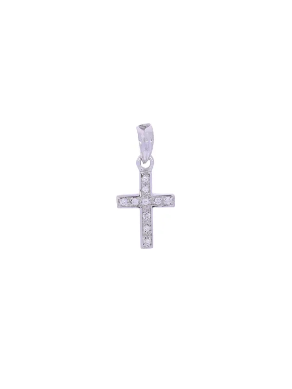 Anhänger – Weissgold mit Diamanten
