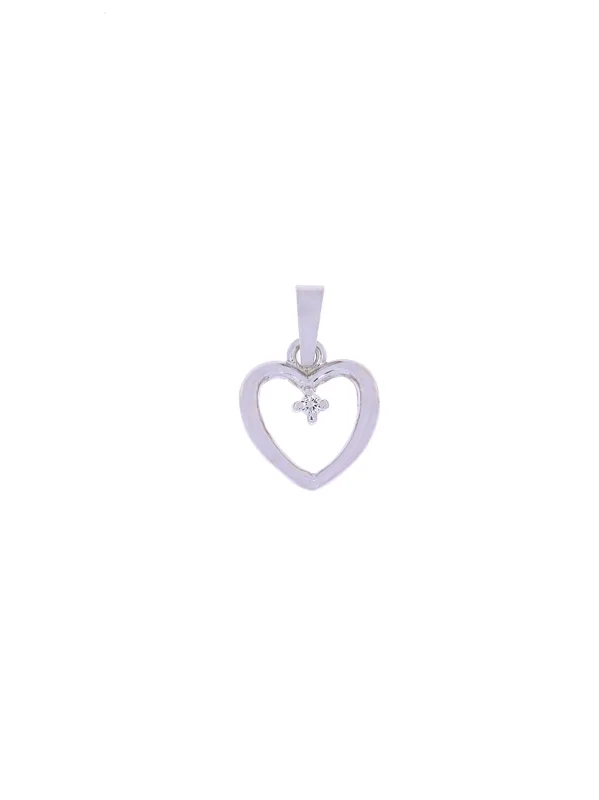 Anhänger – Weissgold mit Diamant
