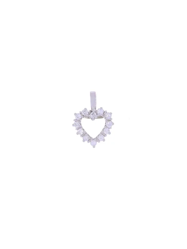 Anhänger – Weissgold mit Diamanten