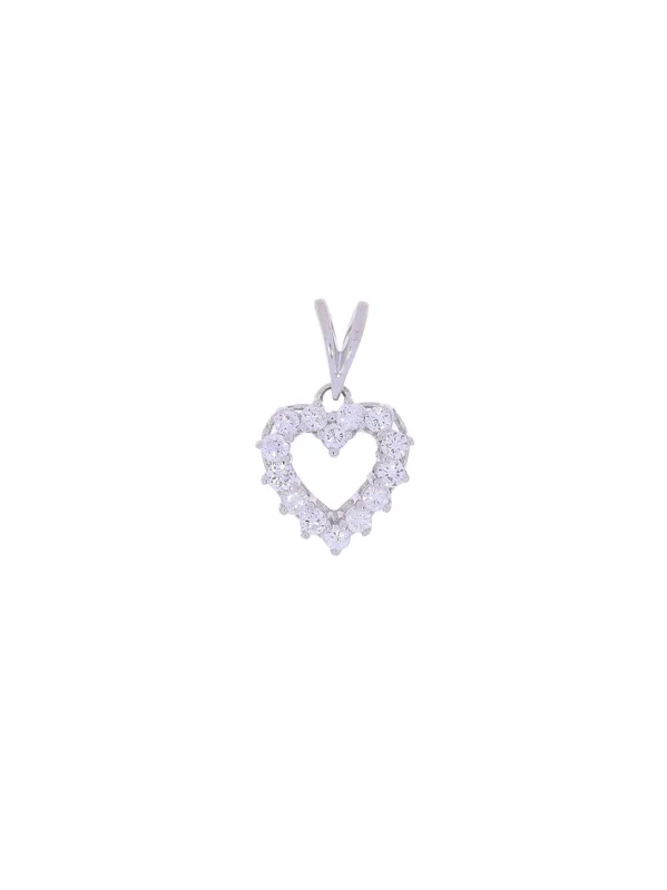 Anhänger – Weissgold mit Diamanten