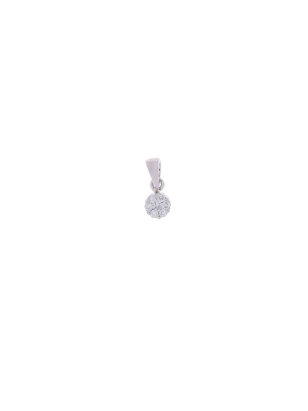 Anhänger – Weissgold mit Diamanten