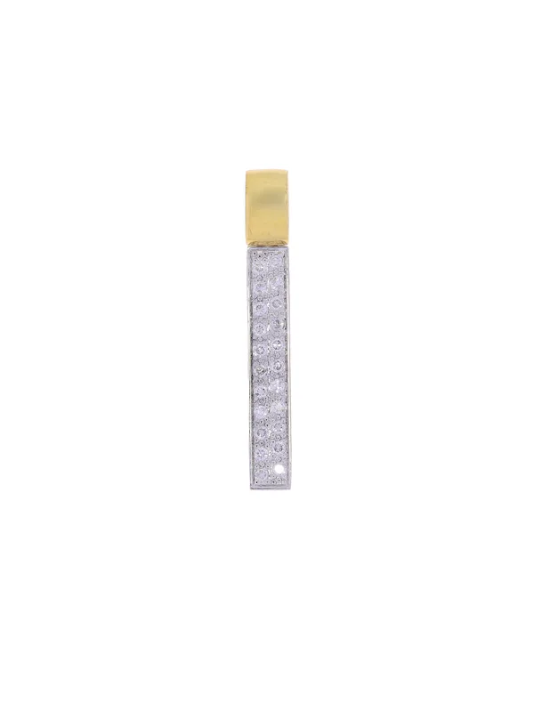 Anhänger – Bicolor mit Diamanten