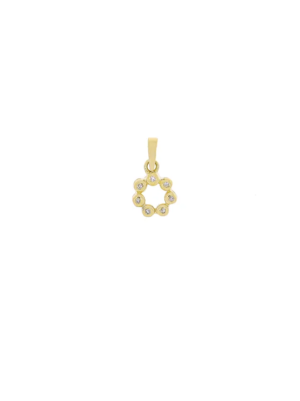 Anhänger – Gelbgold mit Diamanten