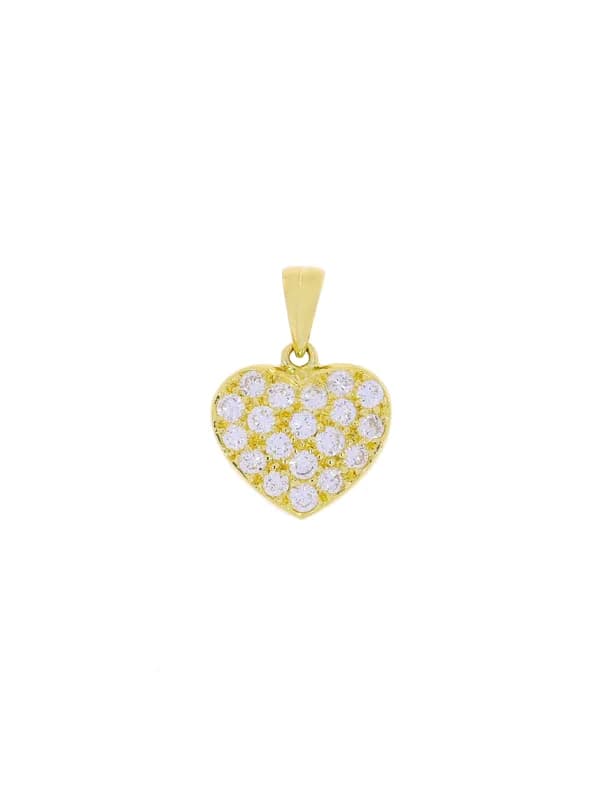Anhänger – Gelbgold mit Diamanten