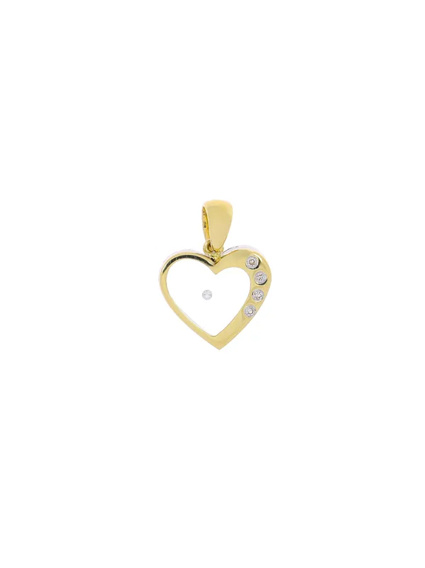 Anhänger – Gelbgold mit Diamanten