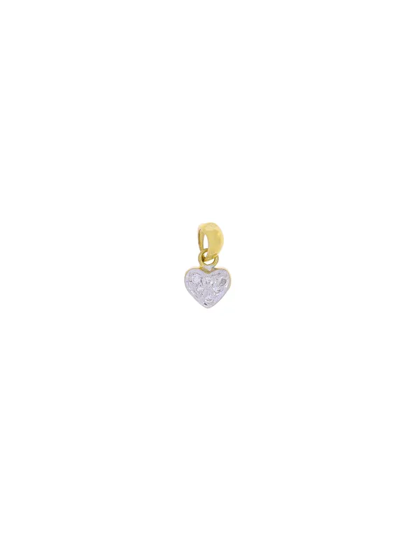 Anhänger – Bicolor mit Diamanten