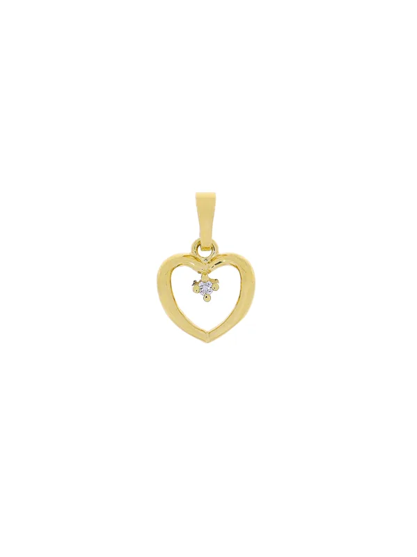 Anhänger – Gelbgold mit Diamant