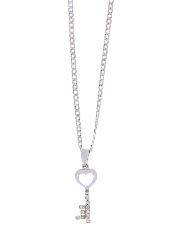 Halskette – Weissgold mit Diamanten