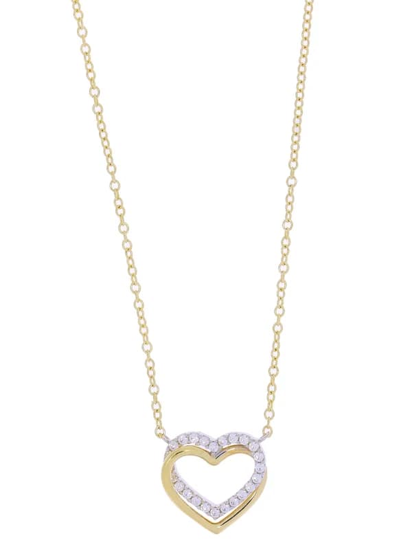 Halskette – Bicolor mit Diamanten