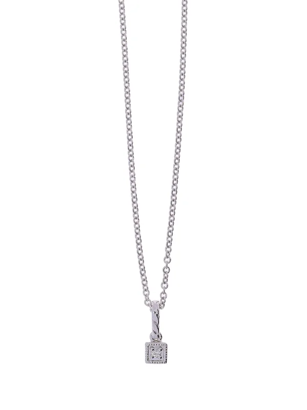 Halskette – Weissgold mit Diamant