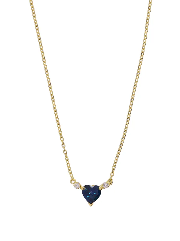 Halskette – BUCHERER Gelbgold mit Saphir