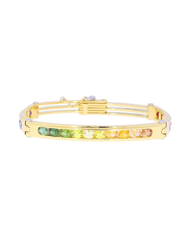Bracelet – Gelbgold mit Edelsteinen und Halbedelsteinen